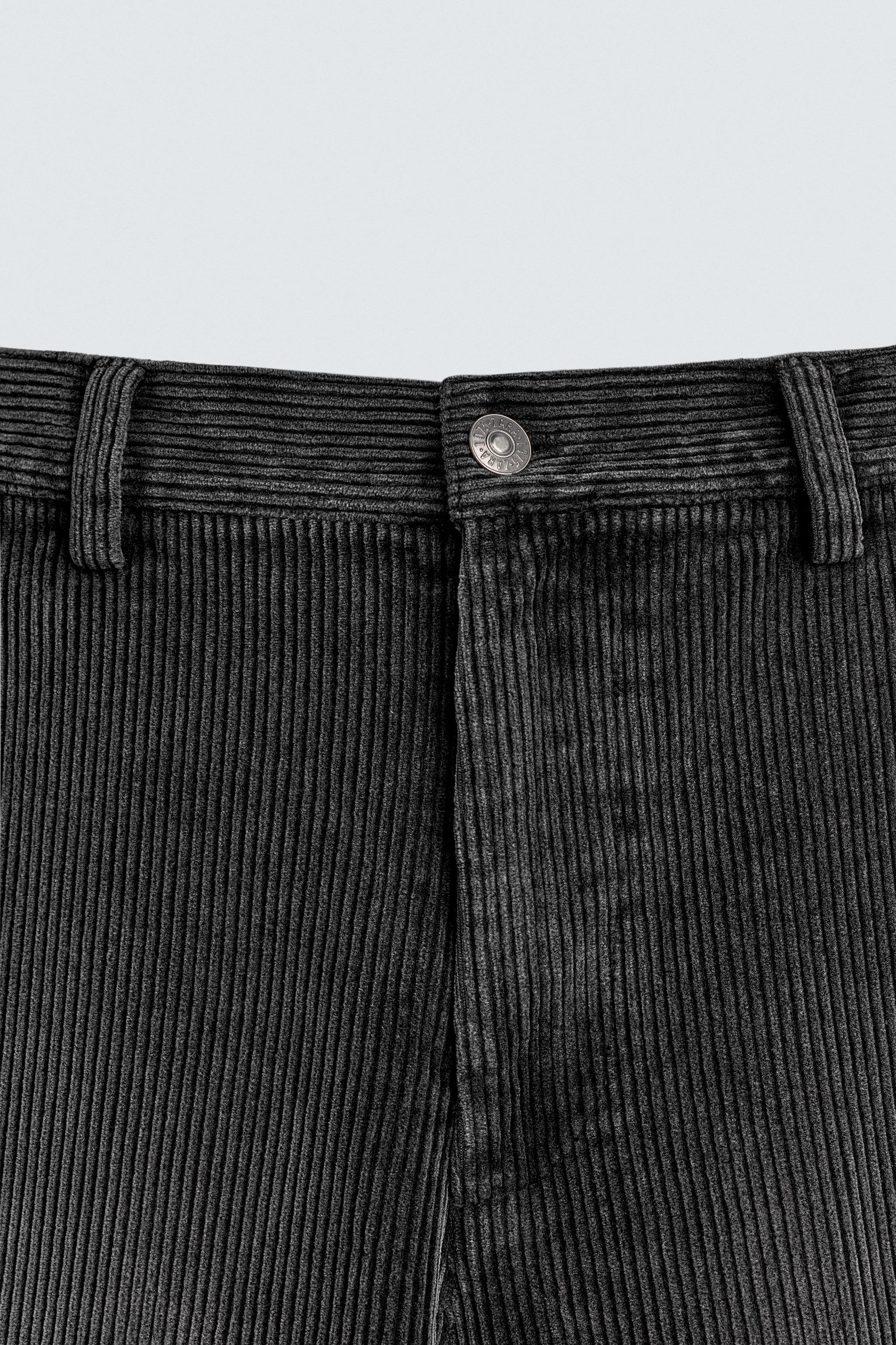 RELAXED FIT CORDUROY PANTS